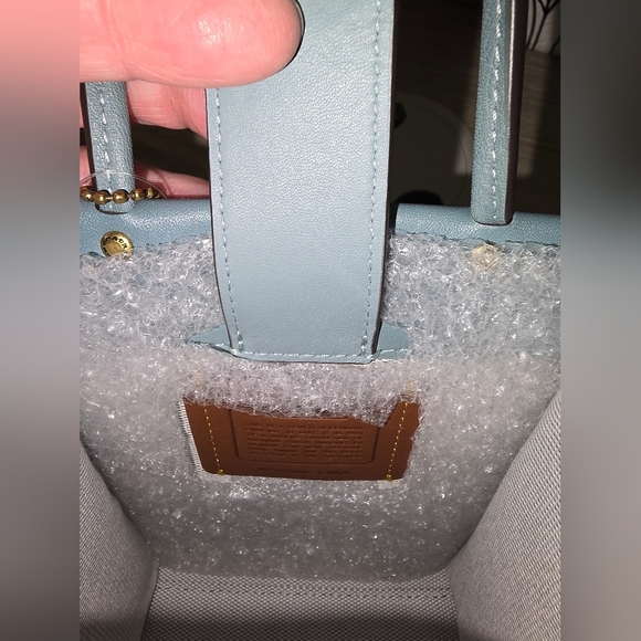 COACH Mini Cashin Tote - Picture 9 of 16